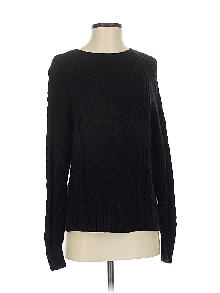 Pre-owned Gap Pullover Sweater In Black