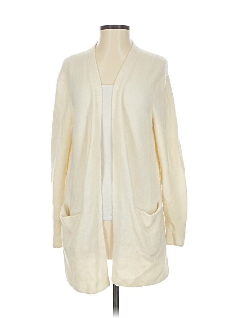 Pre-owned Madewell Cardigan Sweater In White