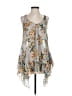 Maeve 100% Polyester Gray Sleeveless Blouse Size XS - photo 1