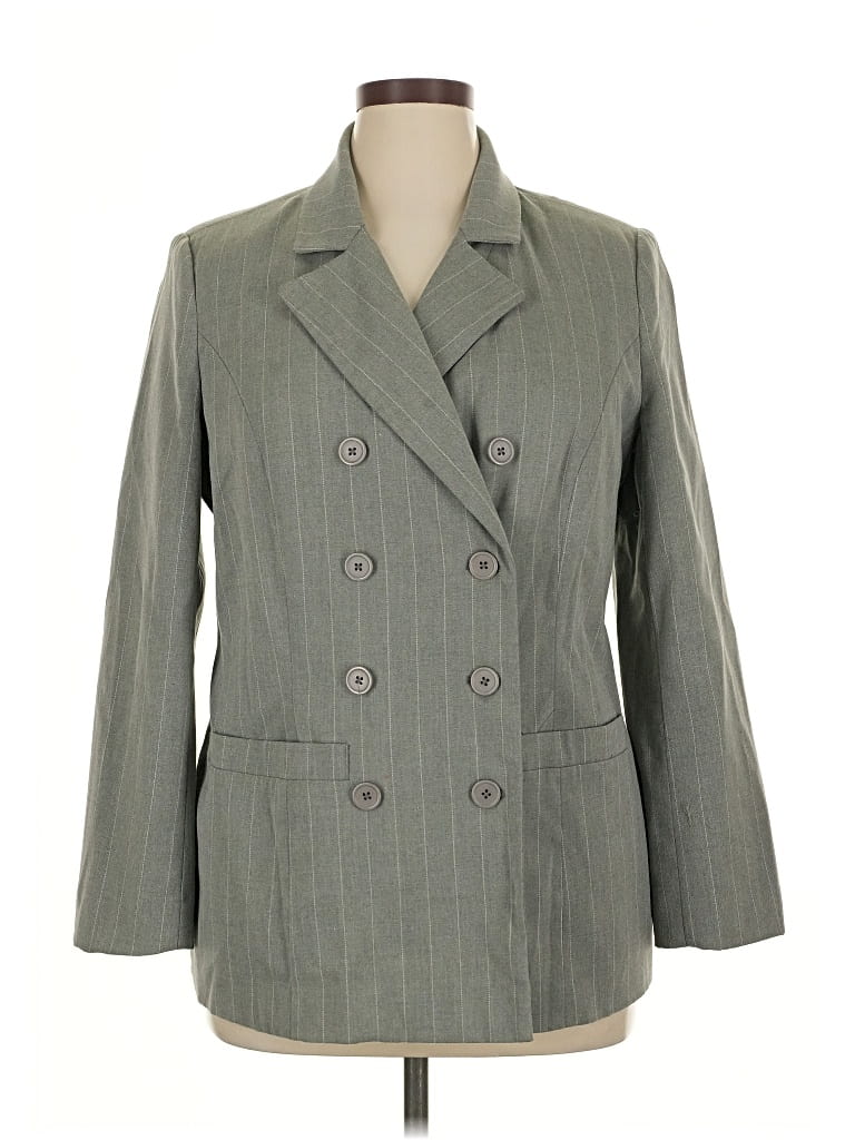 Pre-owned Chadwicks Blazer Jacket In Gray