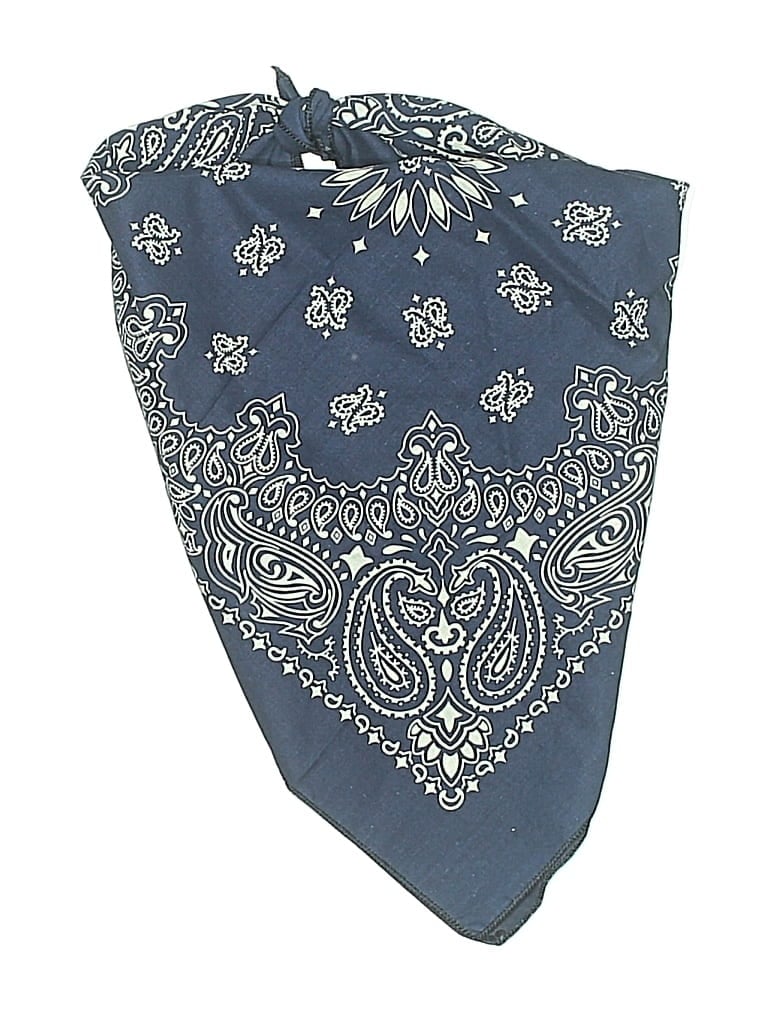 Pre-owned Unbranded Scarf In Blue