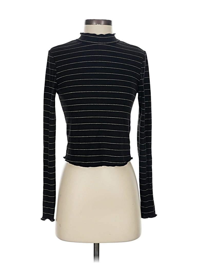 Pre-owned Jack By Bb Dakota Long Sleeve Turtleneck In Black