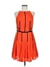 Elorie 100% Polyester Color Block Orange Cocktail Dress Size M - photo 1