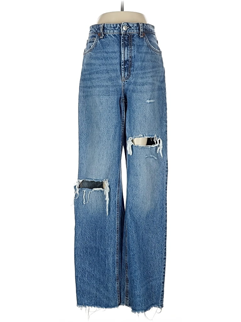 Pre-owned Zara Jeans In Blue