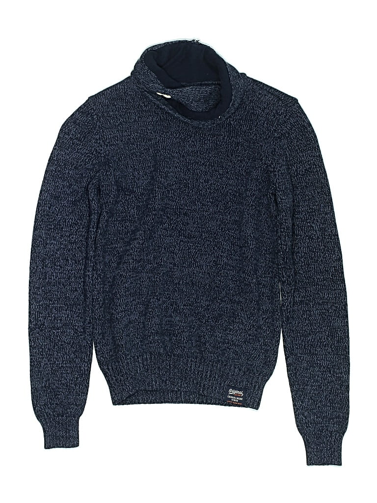 Pre-owned H&m Kids' Turtleneck Sweater In Blue