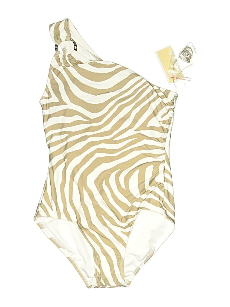Pre-owned Michael Michael Kors One Piece Swimsuit In White
