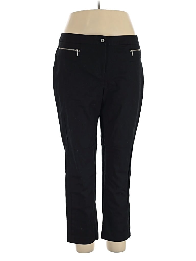 Pre-owned Black Label By Chico's Casual Pants In Black
