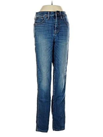 Madewell Tall 10" High-Rise Skinny Jeans in Danny Wash: TENCEL&trade; Denim Edition (view 1)