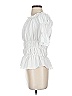 Unbranded 100% Polyester White Short Sleeve Blouse Size XXS (estimated) - photo 5