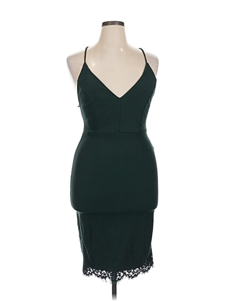 Pre-owned Lulus Cocktail Dress In Green