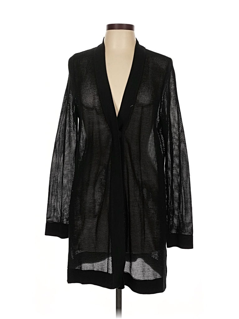 Pre-owned Chico's Cardigan Sweater In Black