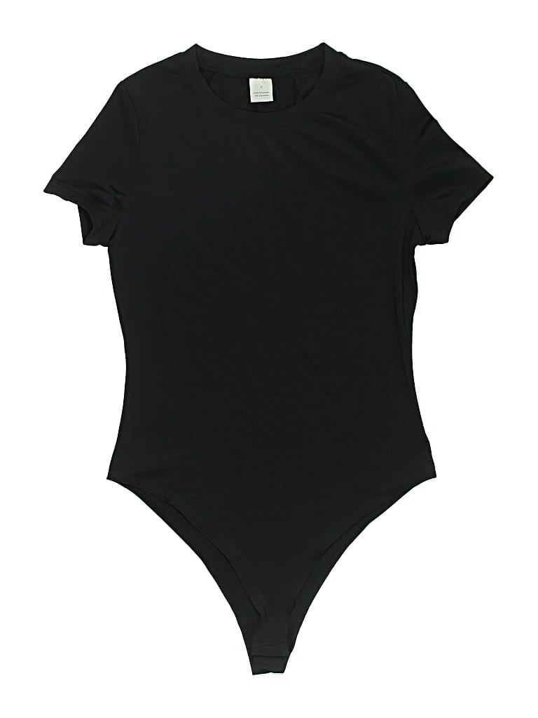 Pre-owned Unbranded Bodysuit In Black