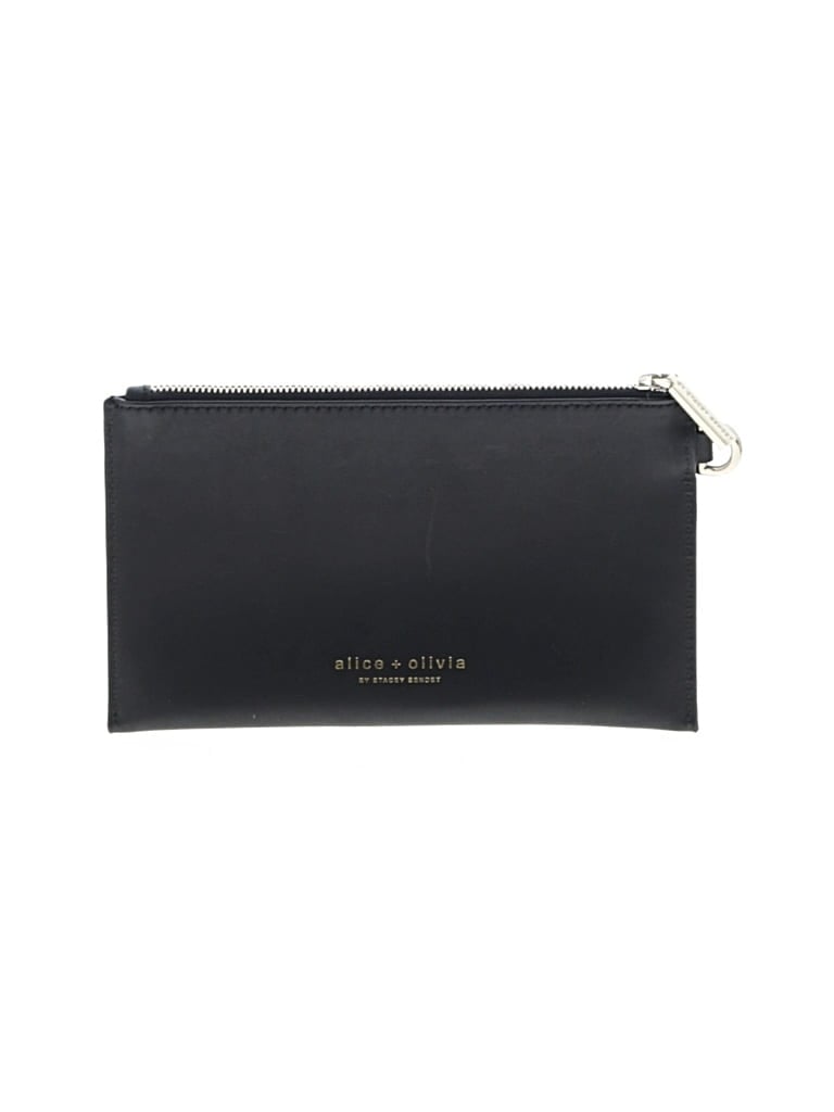 Pre-owned Alice And Olivia Alice + Olivia Clutch In Black