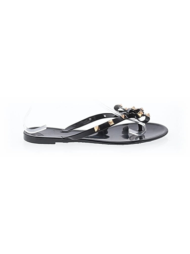 Pre-owned Wild Diva Sandals In Black