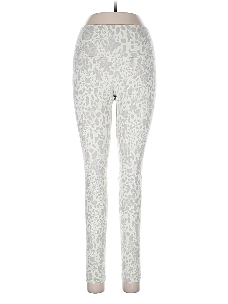 Pre-owned Lululemon Athletica Leggings In Silver