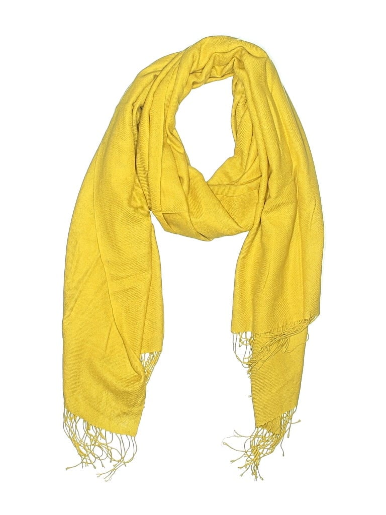 Pre-owned Unbranded Scarf In Yellow