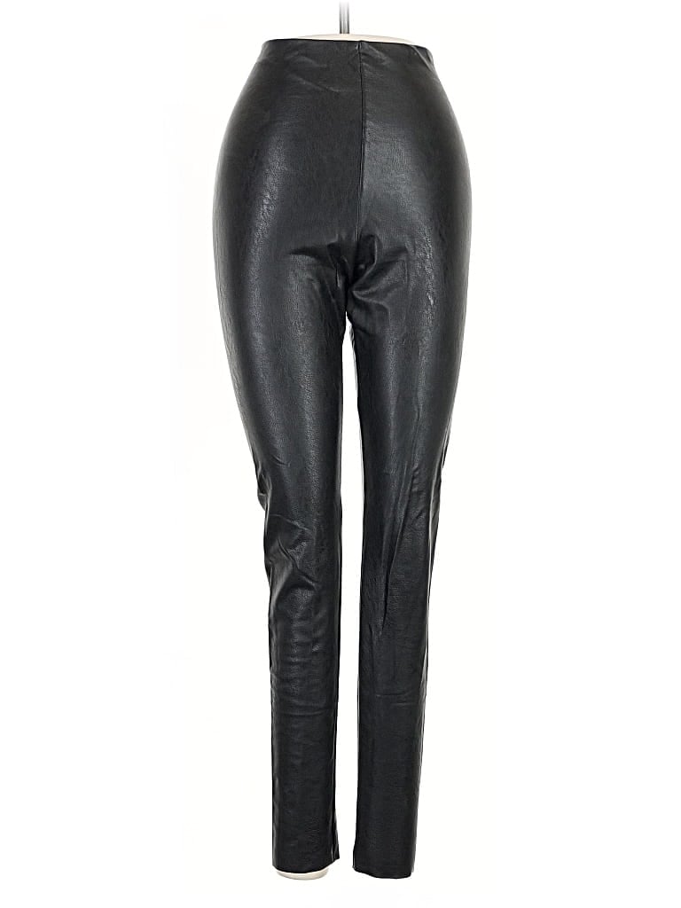 Pre-owned Commando Faux Leather Pants In Black