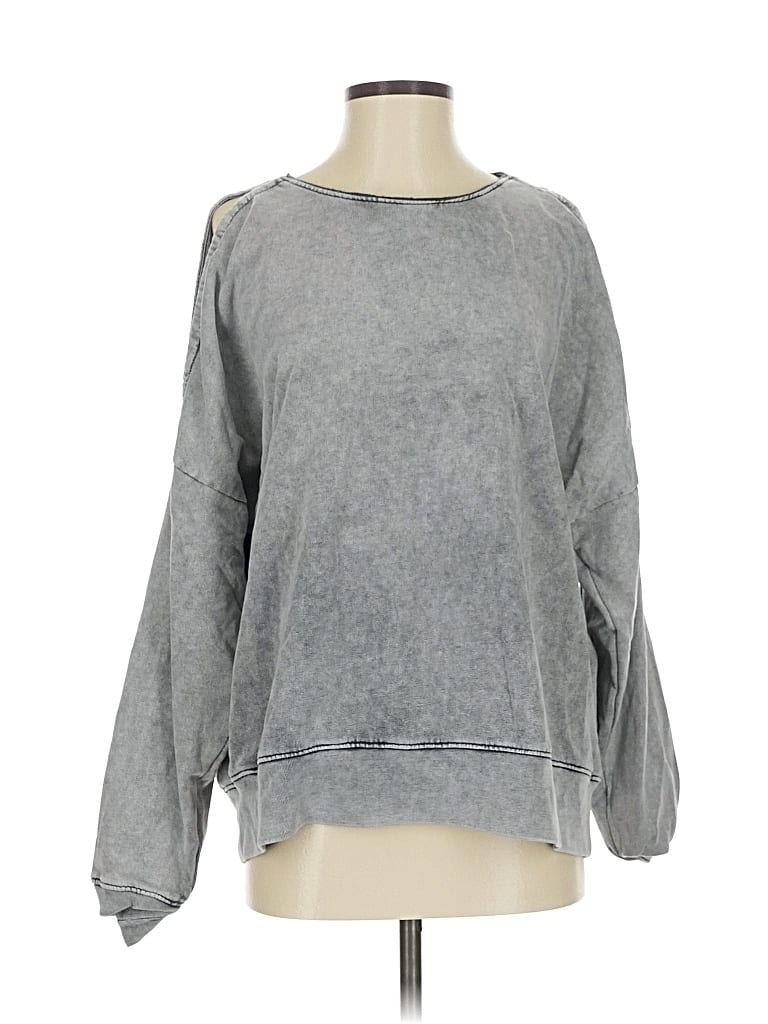 Pre-owned Allsaints Sweatshirt In Gray