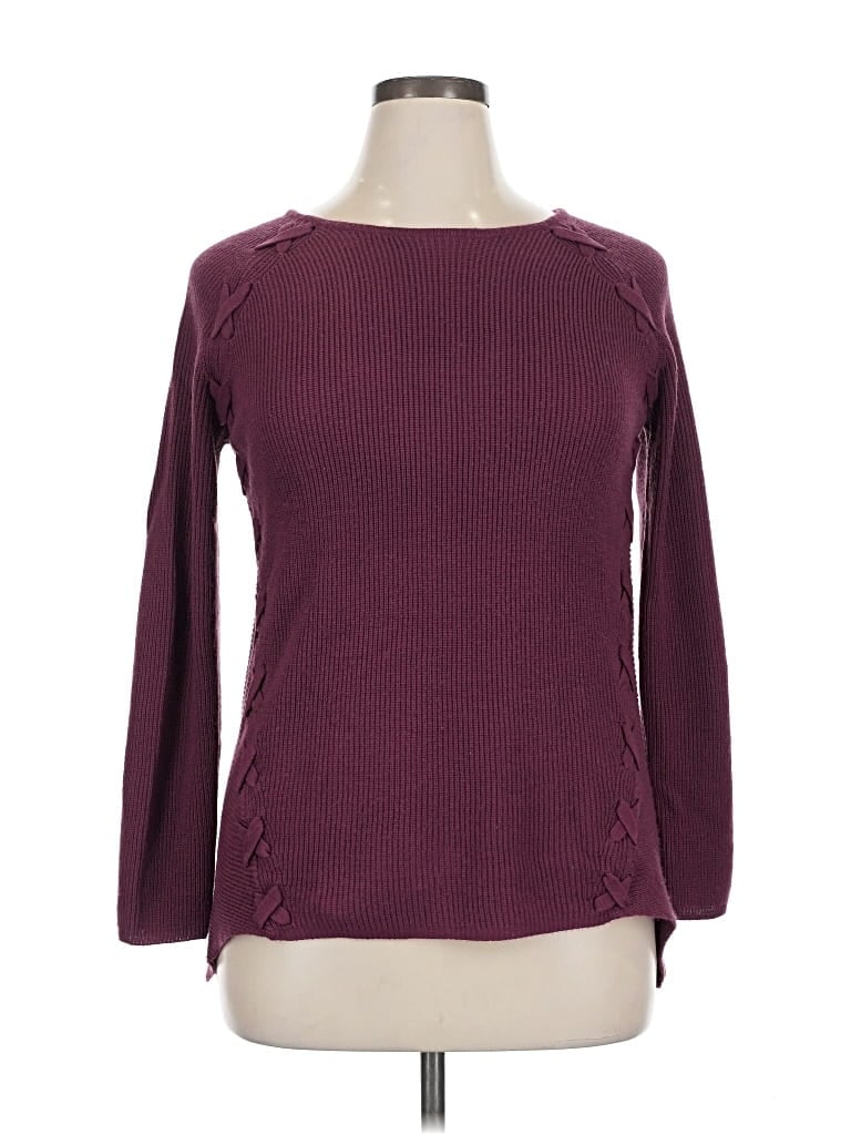 Pre-owned Design History Pullover Sweater In Burgundy