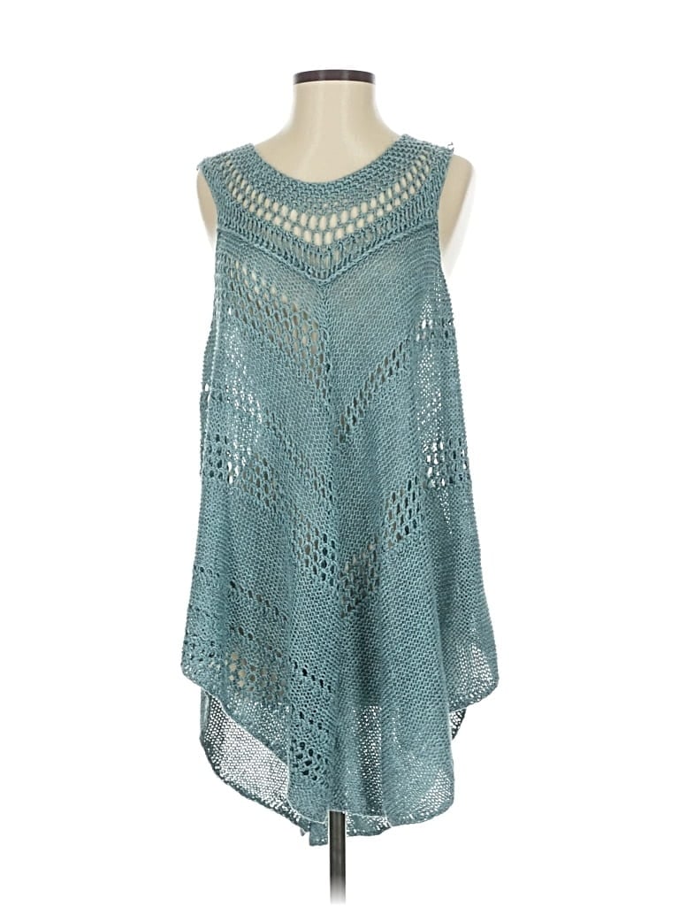 Free People Sleeveless T-shirt In Blue