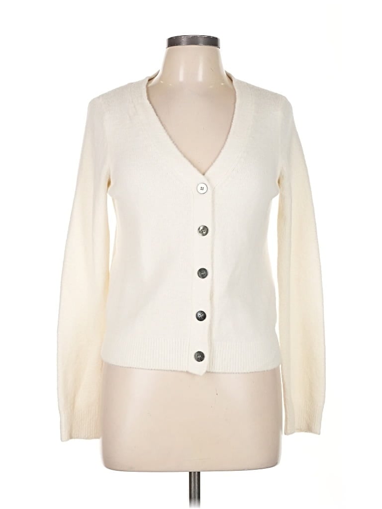 Pre-owned The Drop Cardigan Sweater In White