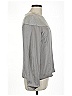 J Brand 100% Polyester Gray Long Sleeve Blouse Size L - photo 4