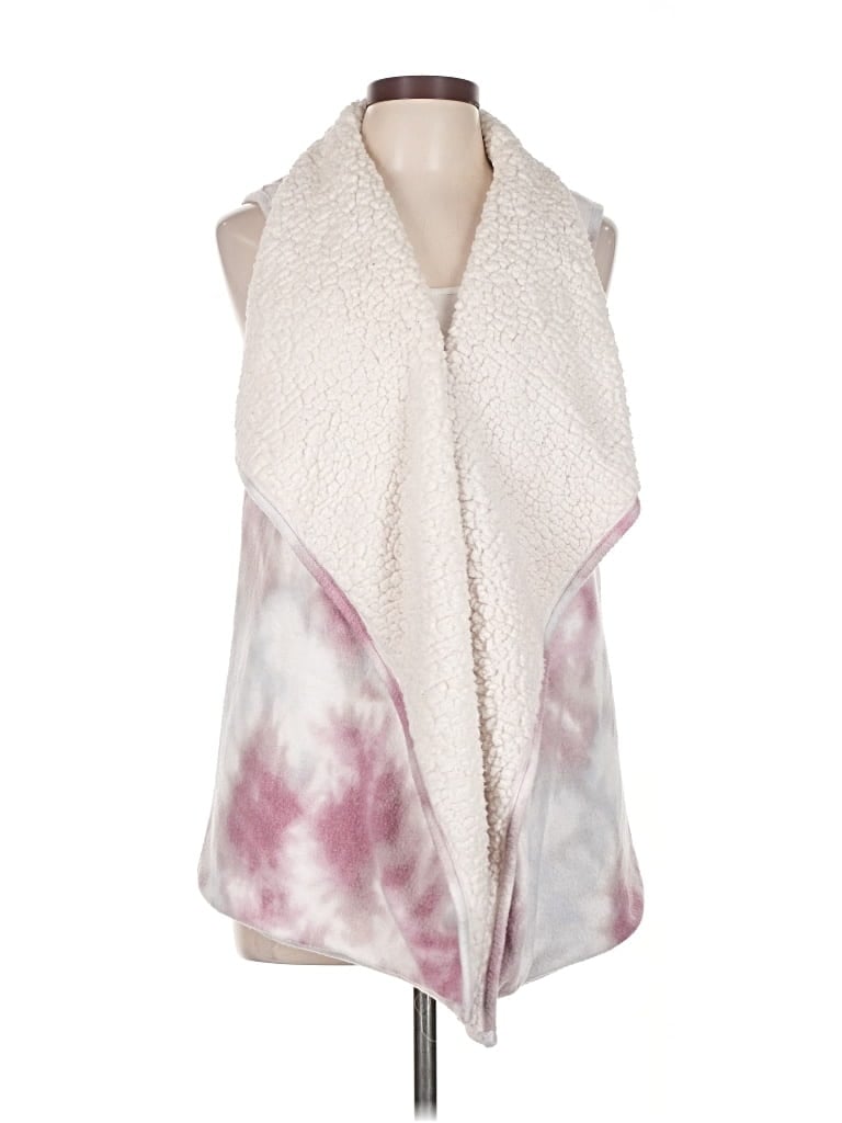 Pre-owned Adyson Parker Faux Fur Vest In Pink