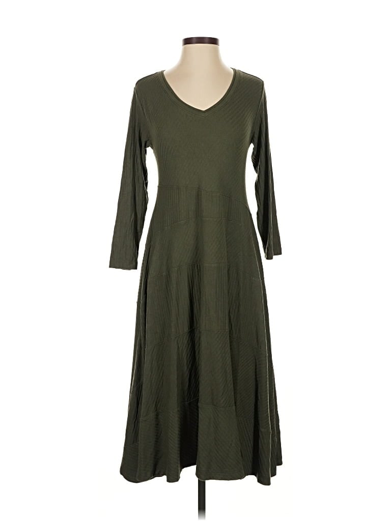 Pre-owned Soft Surroundings Casual Dress In Green