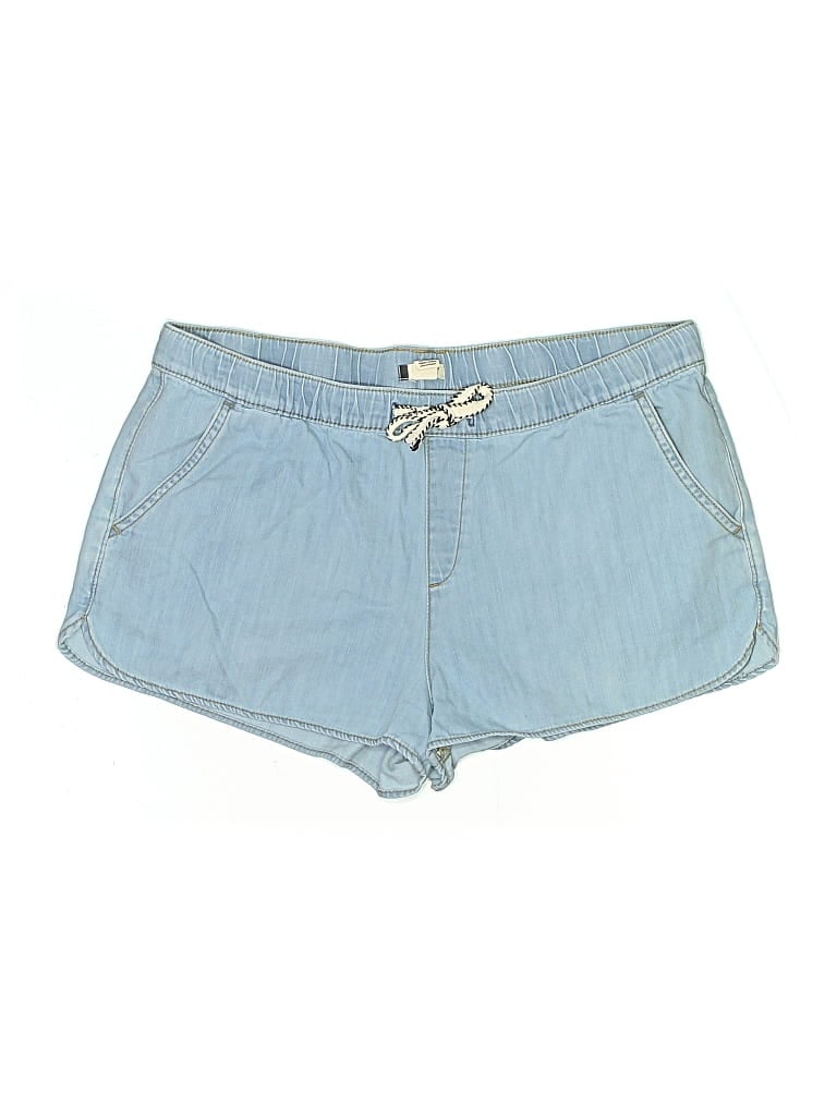 Pre-owned Roxy Denim Shorts In Blue