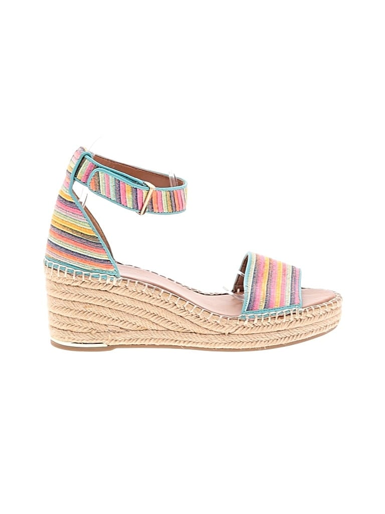 Pre-owned Franco Sarto Wedges In Blue