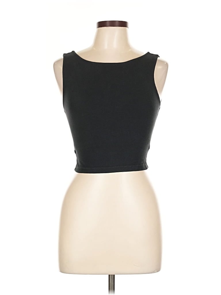 Pre-owned Brandy Melville Tank Top Gray Strapless Neckline Tops