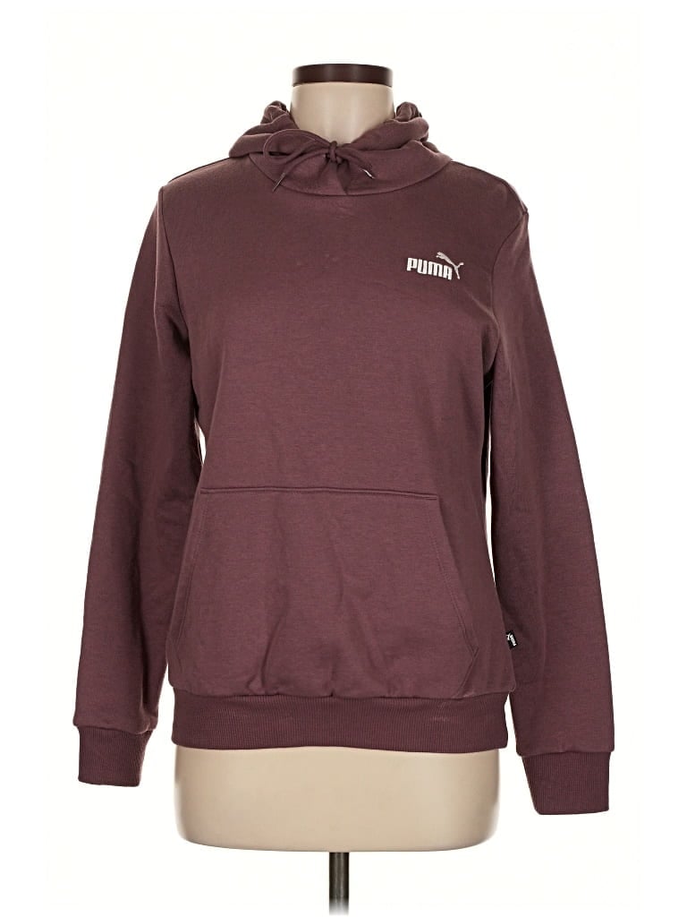 Pre-owned Puma Sweatshirt In Burgundy