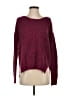 Sparkle & Fade Burgundy Pullover Sweater Size XS - photo 1