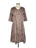 Unbranded Animal Print Brown Casual Dress Size M - photo 1