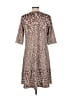 Unbranded Animal Print Brown Casual Dress Size M - photo 2