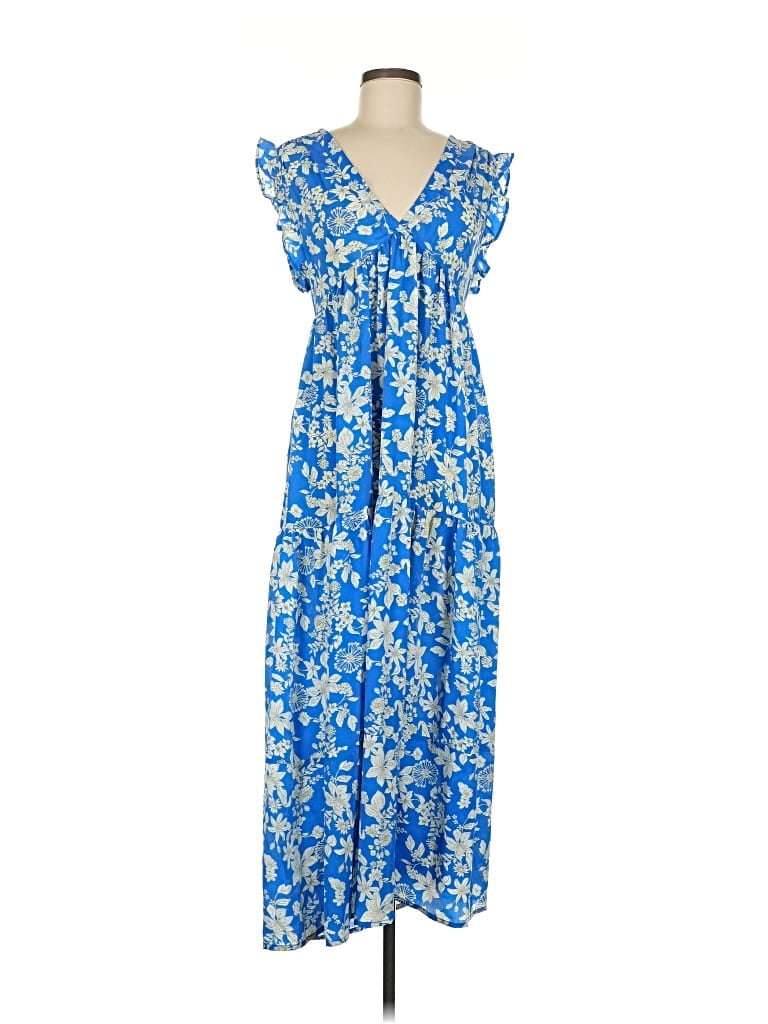 Pre-owned Goa Casual Dress In Blue