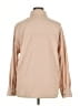 HOTOUCH Solid Tan Long Sleeve Blouse Size XL - photo 2
