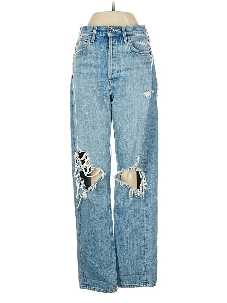 Pre-owned Agolde Jeans In Blue