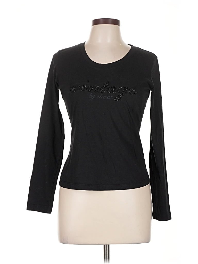 Pre-owned Mexx Long Sleeve T-shirt In Black