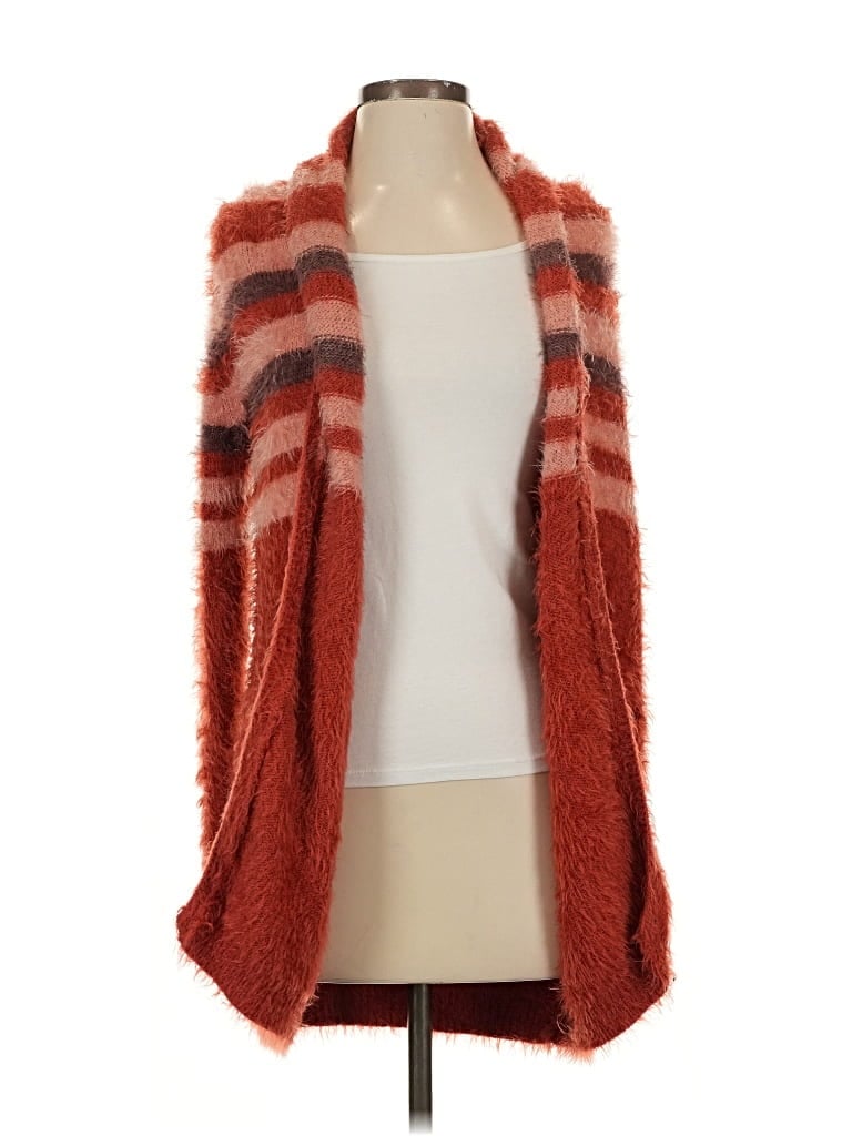 Pre-owned Knitz For Love & Lemons Cardigan Sweater In Orange