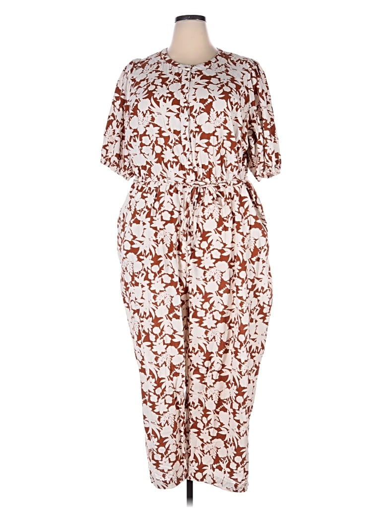 Pre-owned Universal Thread Jumpsuit In Brown