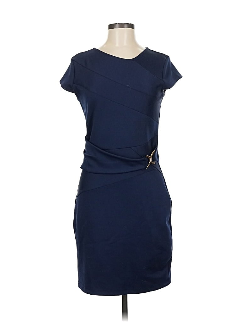 Pre-owned Venus Casual Dress In Blue