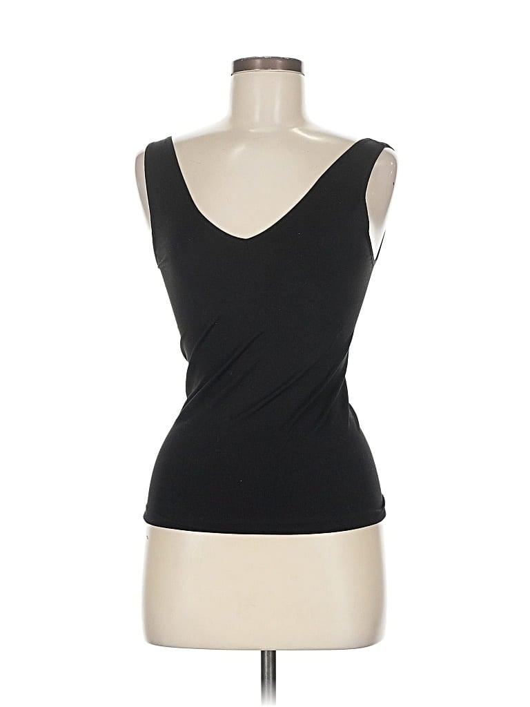 Pre-owned Member's Mark Tank Top Black Strapless Neckline Tops