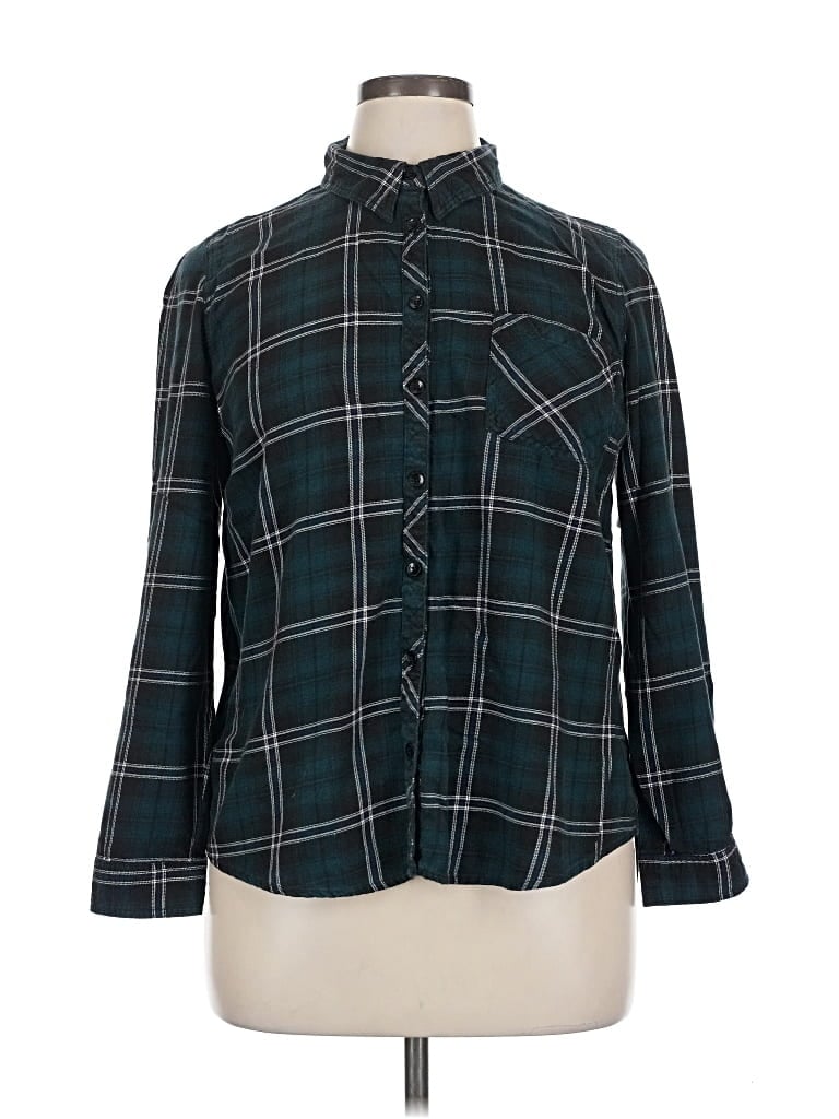 Pre-owned Westport Long Sleeve Button Down Shirt In Blue