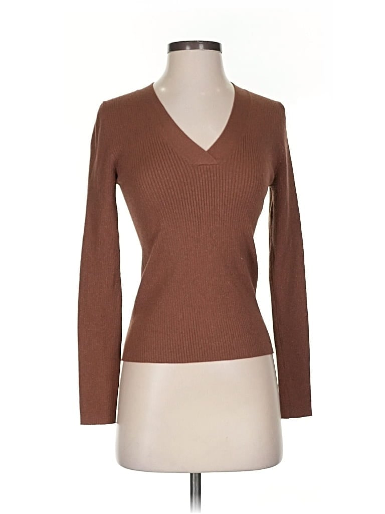 Pre-owned Maeve By Anthropologie Pullover Sweater In Brown