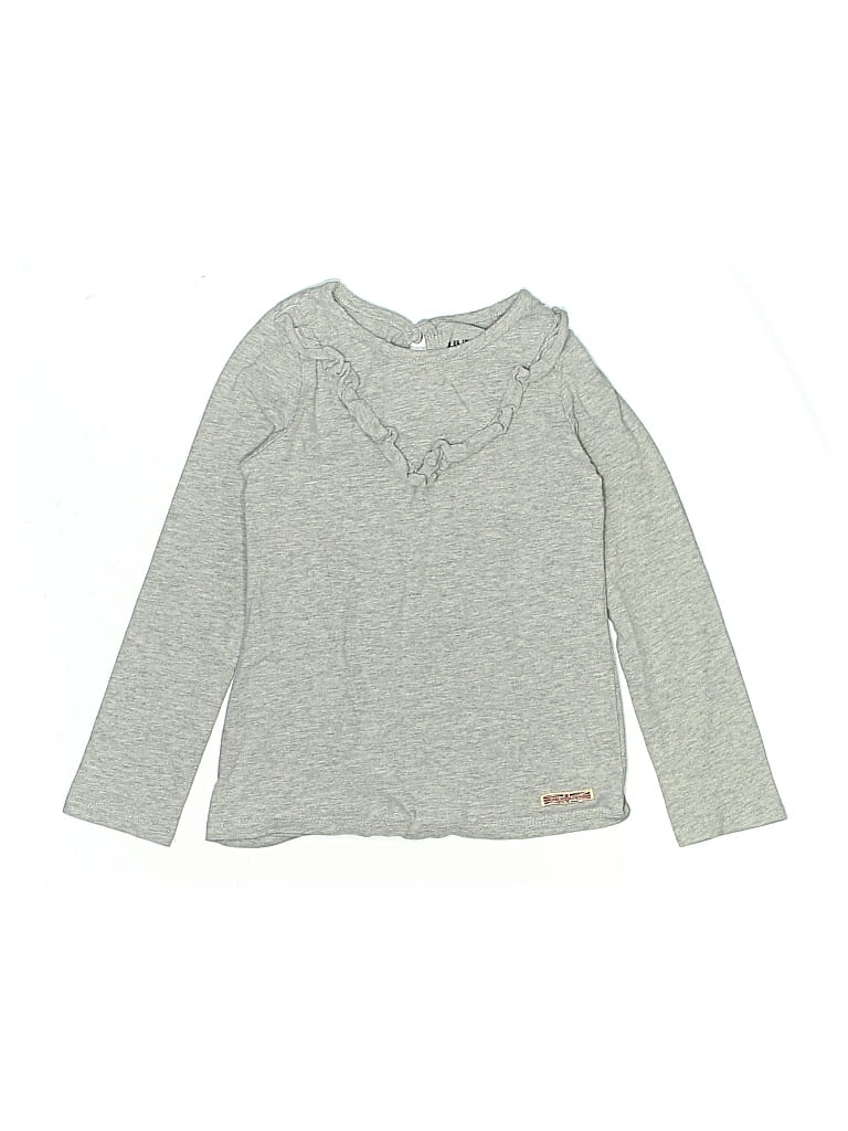 Pre-owned Hudson Kids' Long Sleeve T-shirt In Gray
