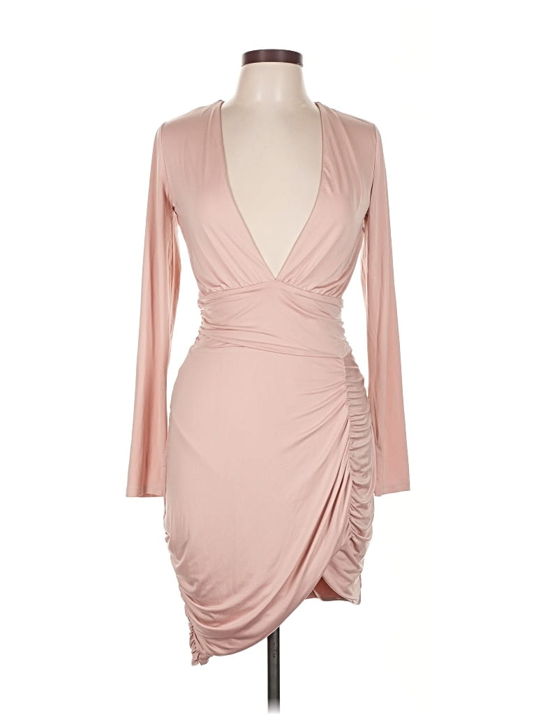 Pre-owned Nbd Cocktail Dress In Pink