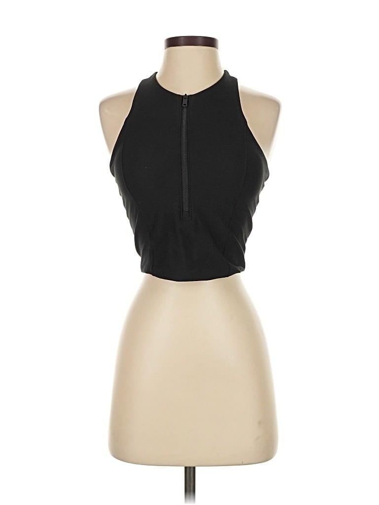 Pre-owned Ypb Sleeveless Top Black Halter Neckline Tops