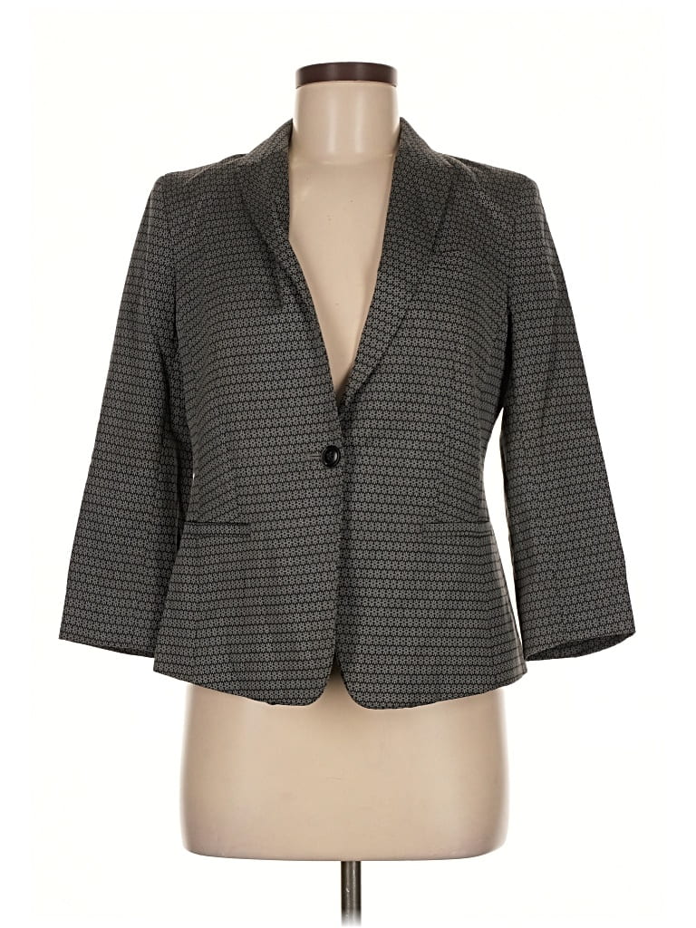 Pre-owned Banana Republic Wool Blazer Jacket In Gray