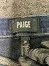 Paige Chevron-herringbone Blue Jeans Size 28 waist - photo 6
